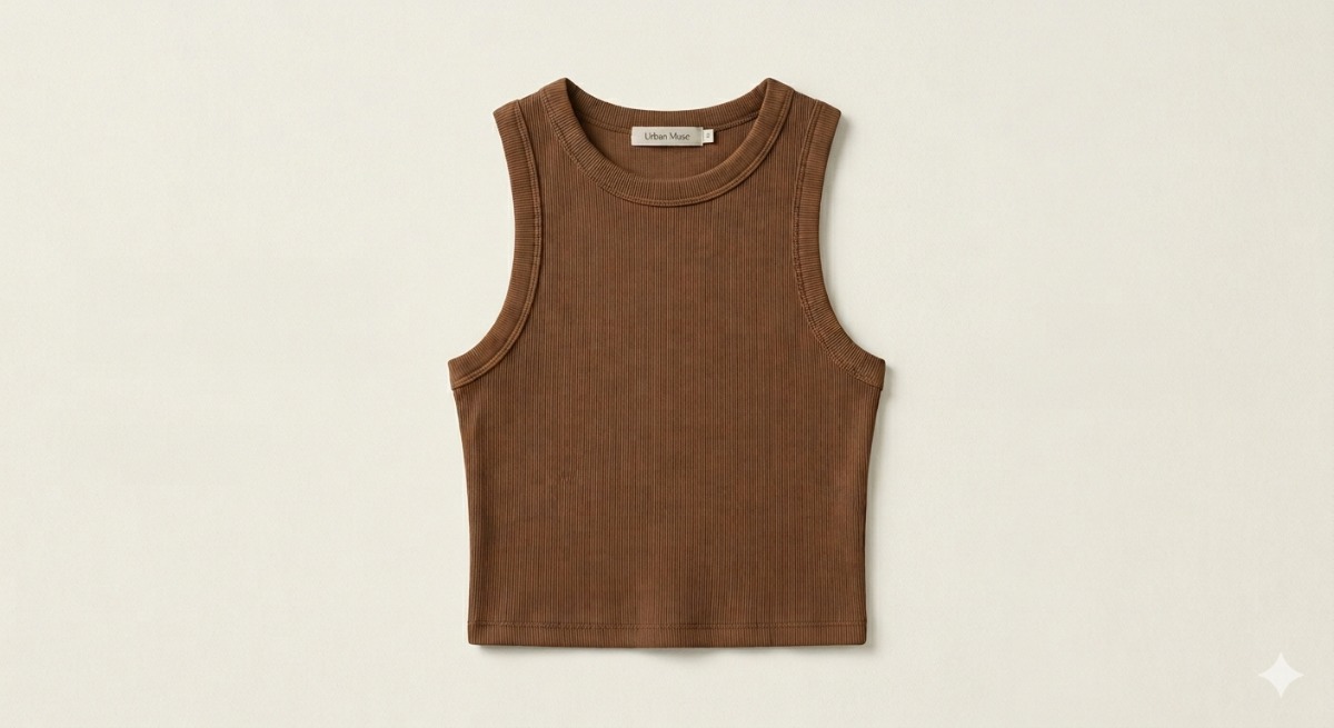 Classic Ribbed Crop Tank Top